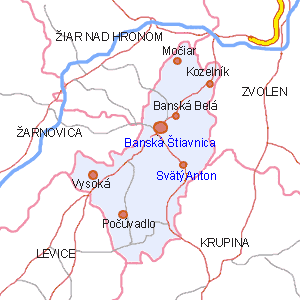 Okres - Banská Štiavnica