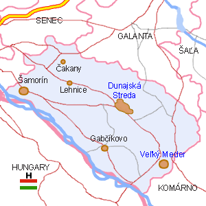 D�partement - Dunajská Streda