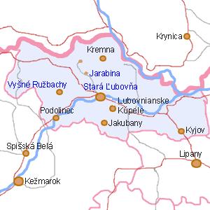 Bezirk - Stará Lubovňa