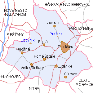 Powiat - Topoľčany