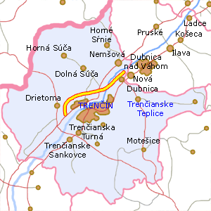 Bezirk - Trenčín